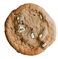 White chocolate macadamia nut cookie